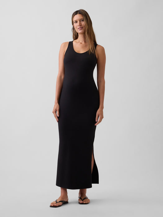 Maternity Split-Hem Modal Maxi Dress