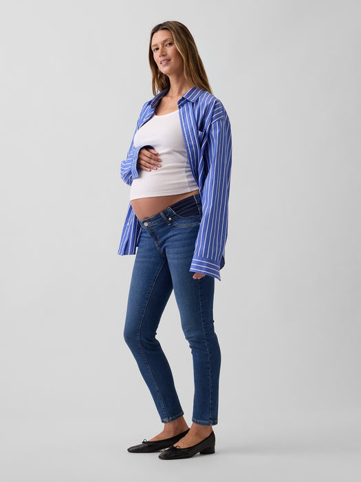 Maternity Inset Panel Vintage Slim Jeans