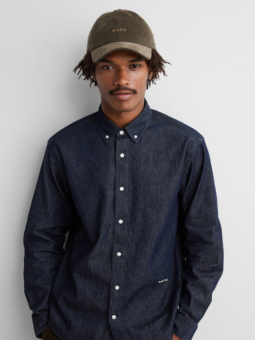 Gap × A.P.C. Logo Corduroy Baseball Hat