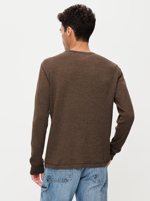 Crew-Neck Waffle T-Shirt
