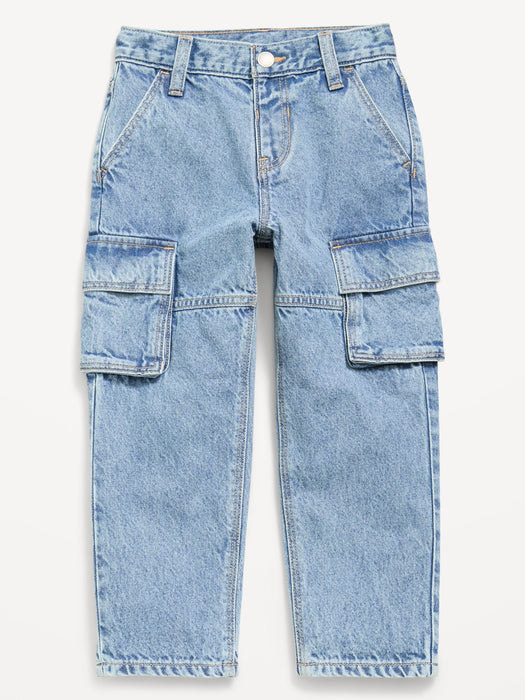 Super Baggy Barrel-Leg Cargo Jeans for Toddler Boys