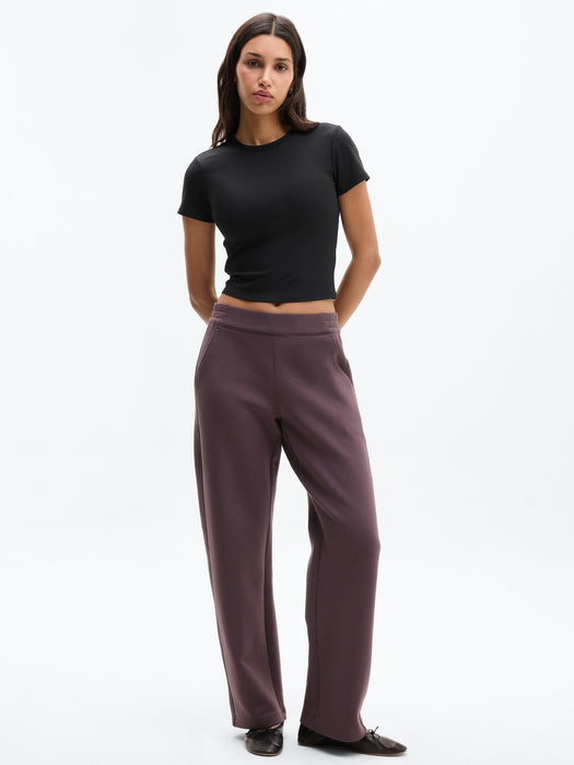 Signature Rib Crop Tee