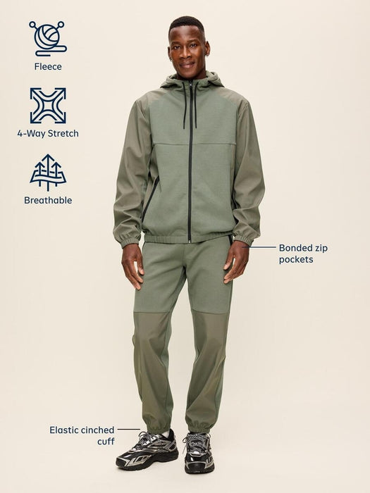 Dynamic Fleece Mixed Media Joggers