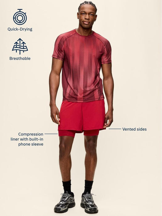 2-In-1 Performance Run Shorts -- 5-inch inseam