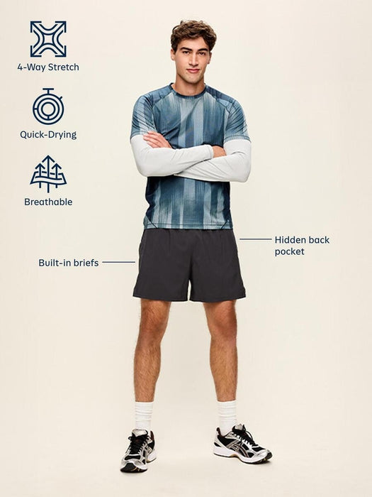 Performance Vent Run Shorts -- 5-inch inseam