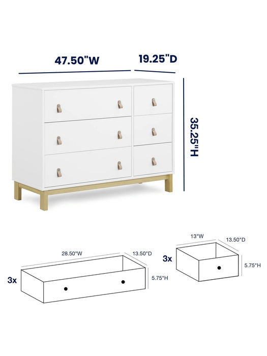 babyGap Legacy Pulls 6 Drawer Dresser