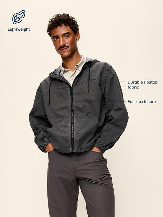 Oversized Washed Utility Jacket