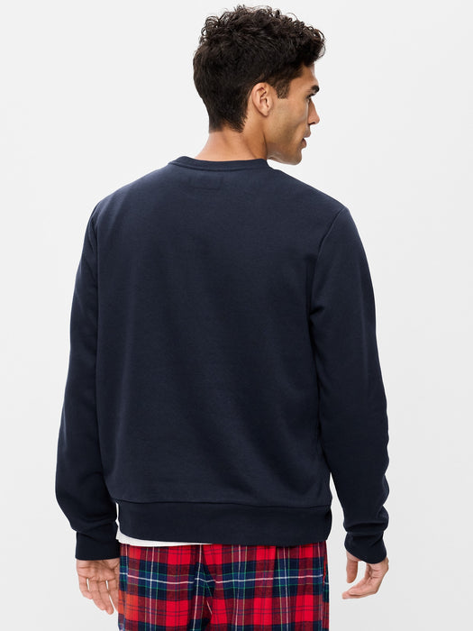 Graphic Crew-Neck Sweatshirt