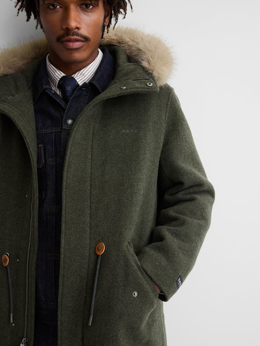 Gap × A.P.C. Oversized Wool-Blend Parka