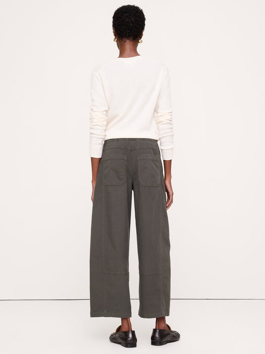 Mid-Rise Relaxed Painter Pull-On Pant