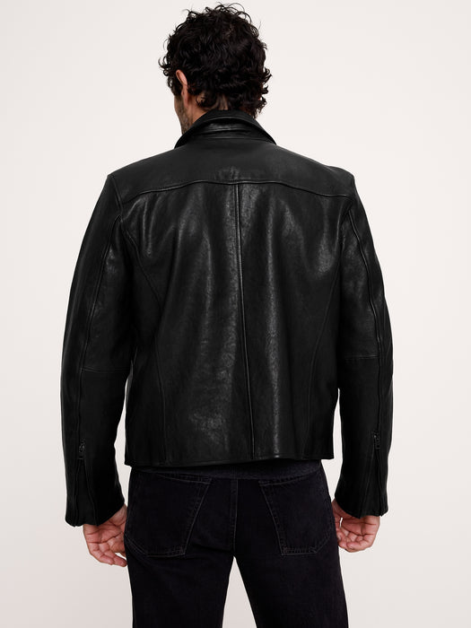 Leather Racing Jacket
