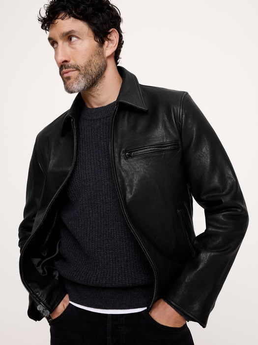 Leather Racing Jacket
