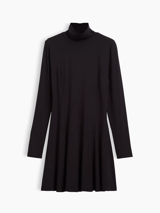 Mockneck Mini Dress