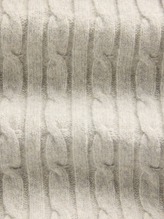 CashSoft Cable-Knit Sweater Pants