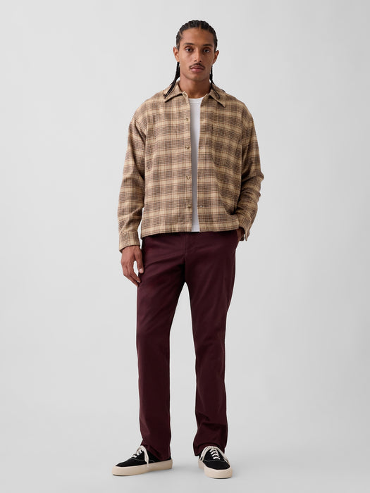 Modern Straight Khakis