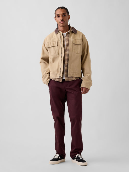 Modern Straight Khakis