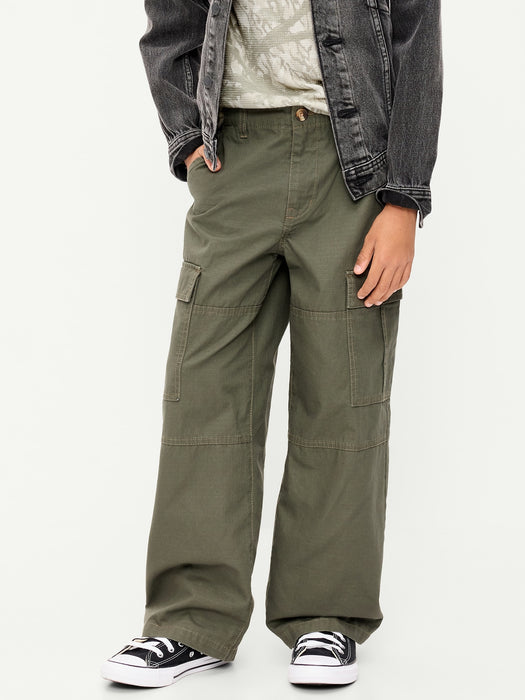 Baggy Cargo Ripstop Pants for Boys