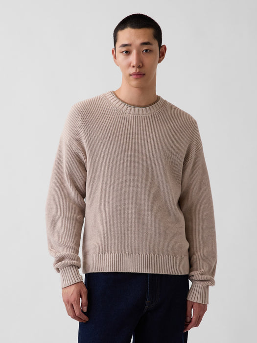 Relaxed Shaker Sweater