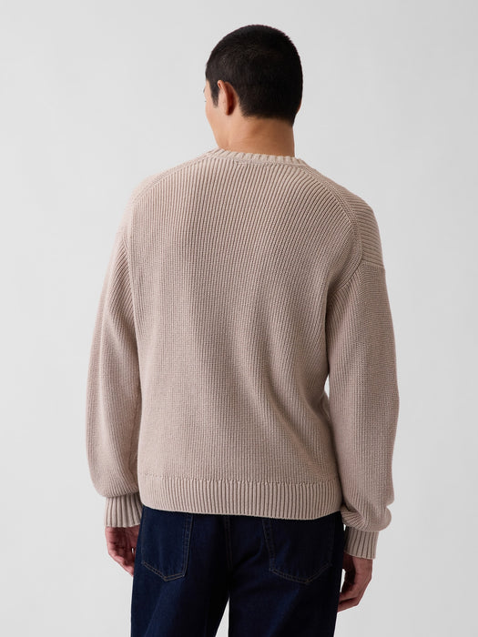 Relaxed Shaker Sweater