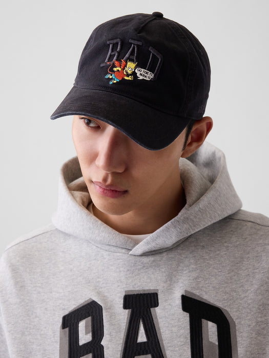 The Simpsons BAD Logo Baseball Hat