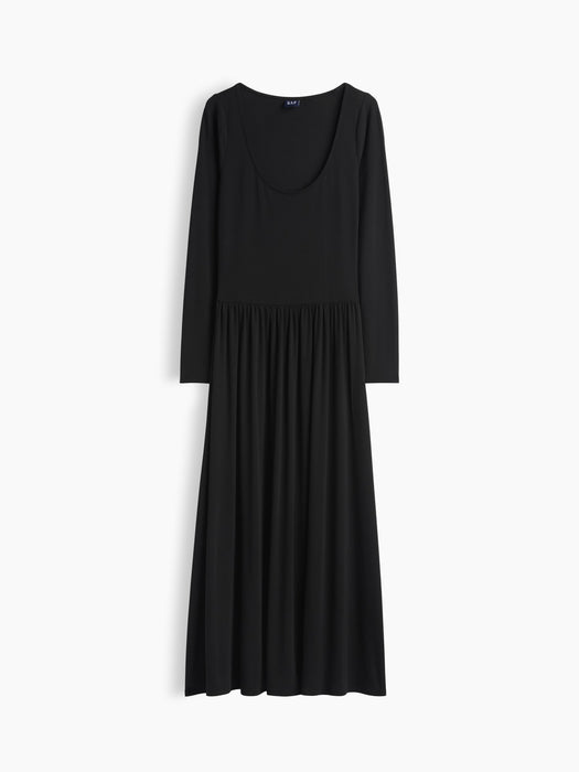 Drop-Waist Maxi Dress