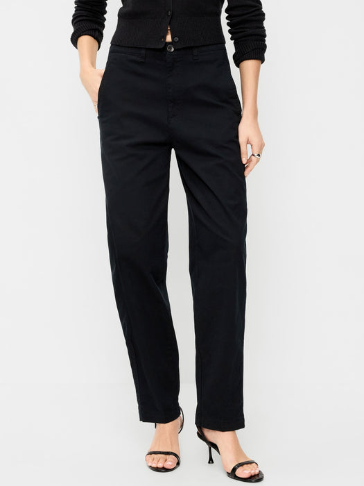 High-Waisted OGC Chino Tapered Straight Hose