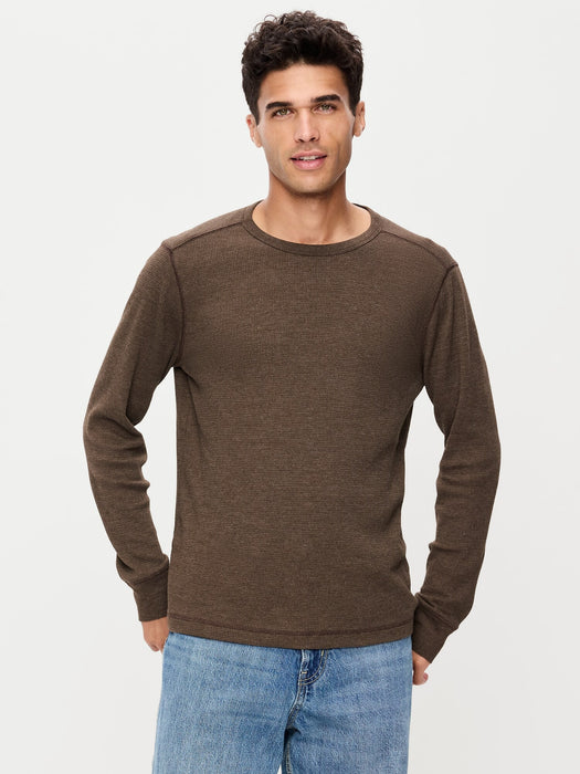 Crew-Neck Waffle T-Shirt