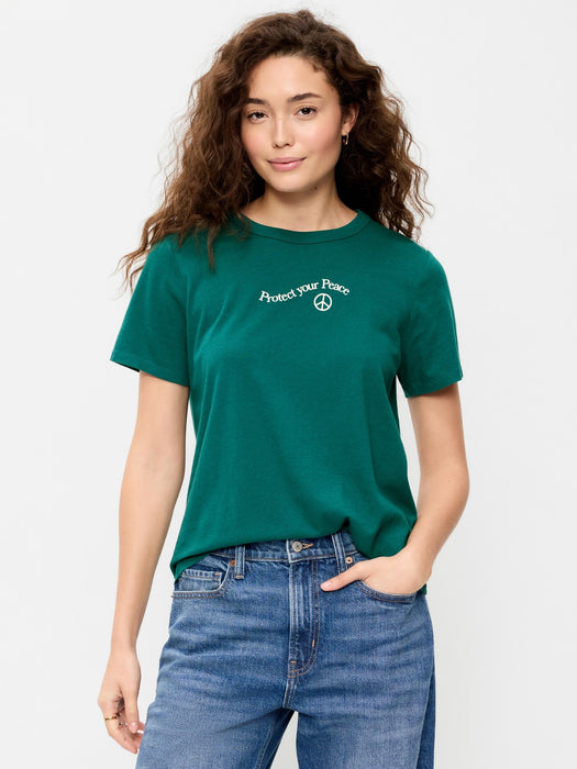EveryWear Crew-Neck Graphic T-Shirt