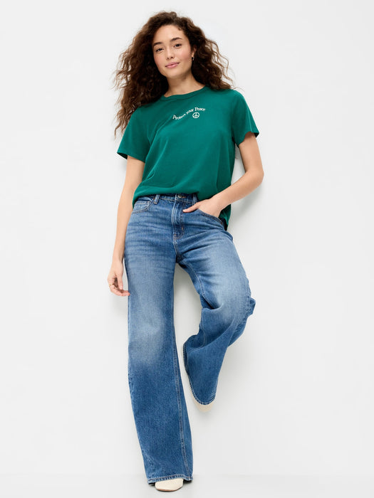 EveryWear Crew-Neck Graphic T-Shirt