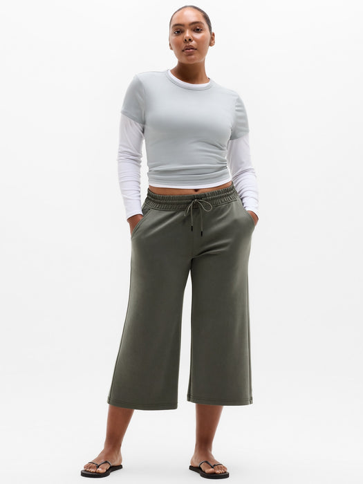 Seasoft Wide Crop Pant