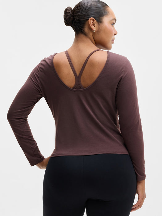 Foundation Scoop Back Top
