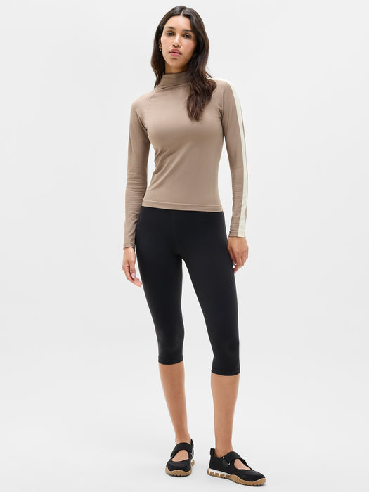 Renew Seamless Mock Neck Top