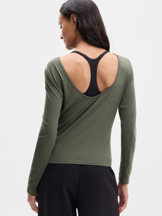 Foundation Scoop Back Top