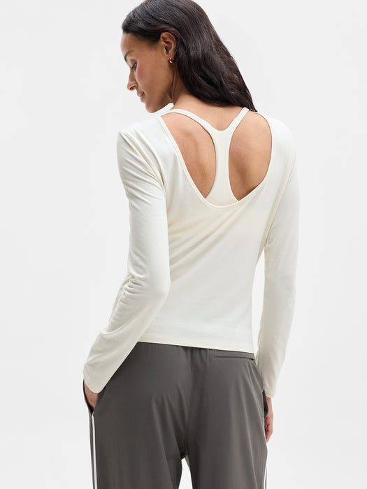 Foundation Scoop Back Top