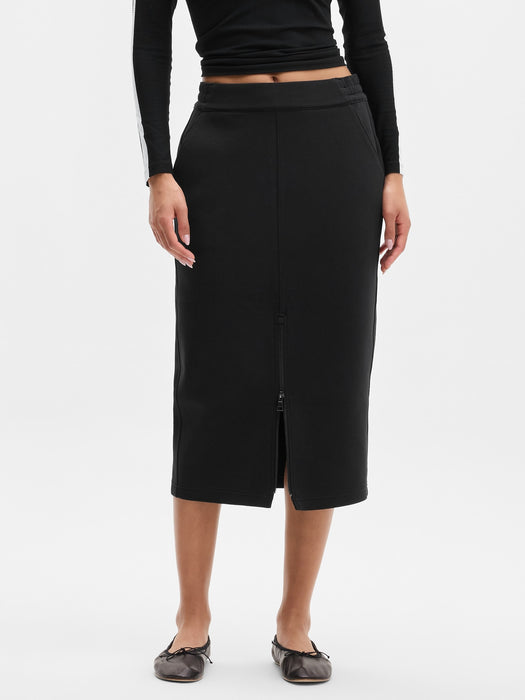 Form Knit Midi Skirt