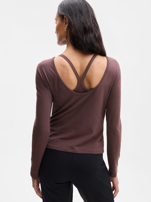 Foundation Scoop Back Top