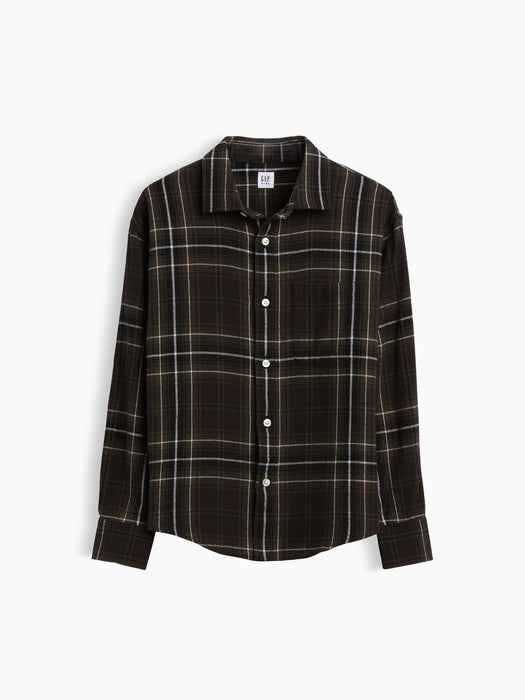 Relaxed Flannel Shirt