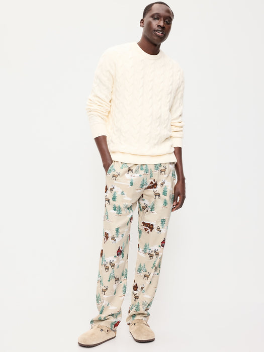Flannel Pajama Pants for Men