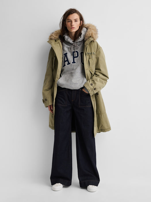 Gap × A.P.C. Oversized Sherpa-Lined Utility Parka