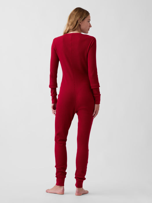 Waffle PJ One-Piece