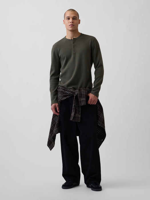 Waffle Henley T-Shirt