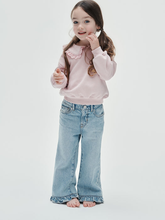 Baby & Toddler Ruffle-Hem Stride Jeans