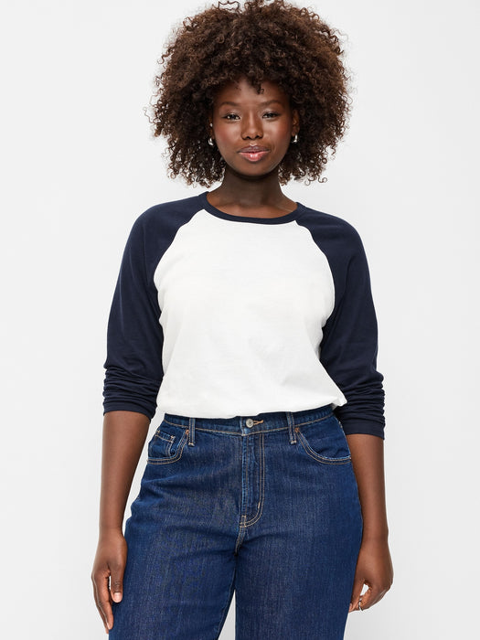 EveryWear Long-Sleeve Raglan Baseball T-Shirt