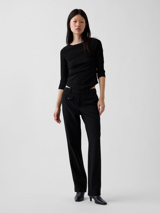 Low Rise BiStretch Pants