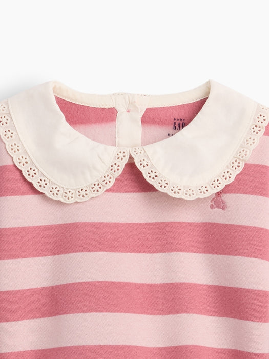 Baby VintageSoft Lace-Collar Sweat Set