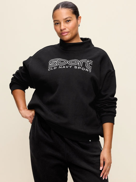 Baseline Fleece Mock-Neck Sweater
