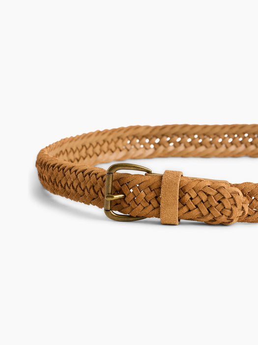 Braided Suede Belt