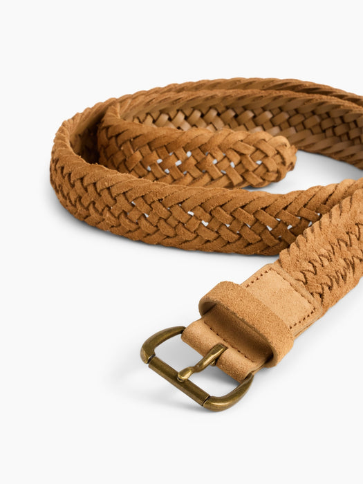 Braided Suede Belt