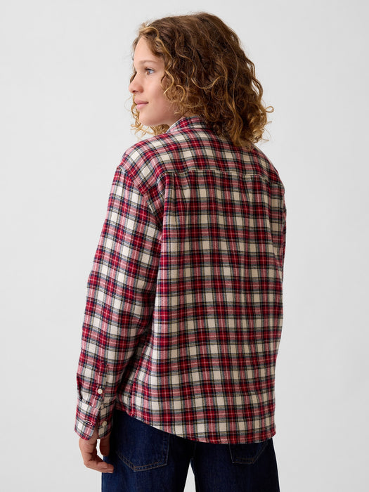 Relaxed Flannel Shirt