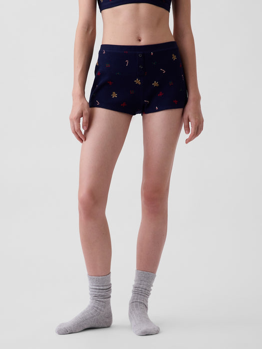Waffle PJ Shorts
